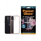 Panzerglass Clear Skal iPhone 12 Mini - Rose Guld