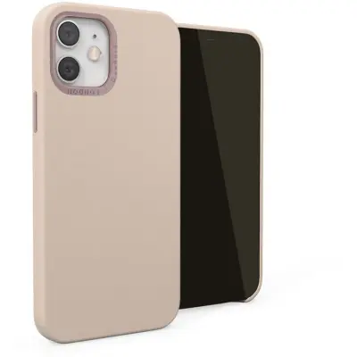 Pipetto Magnetic Leather Case (iPhone 12 mini) - Ljusrosa