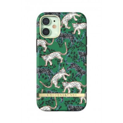 Richmond & Finch iPhone 12 Mini - Grön Leopard