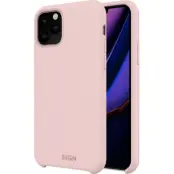 SiGN Liquid Silicone Case (iPhone 12 mini) - Svart