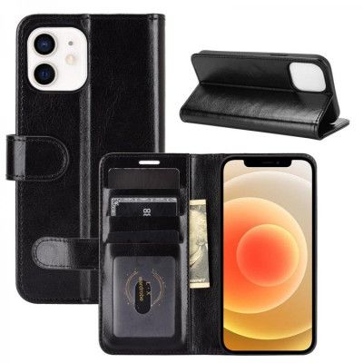 SiGN Plånboksfodral för iPhone 12 Mini - Svart