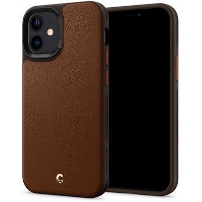 Spigen Cyrill Leather Brick (iPhone 12 mini) - Beige