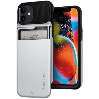Spigen Slim Armor Wallet (iPhone 12 mini) - Blå
