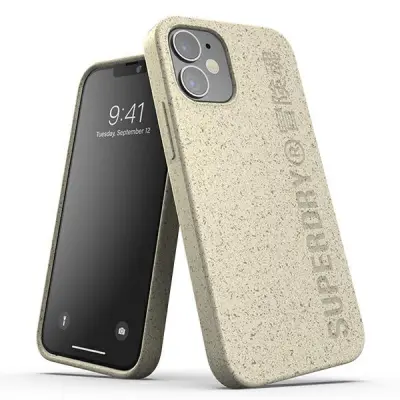 SuperDry iPhone 12 mini Mobilskal MagSafe Snap Compostable - Sand