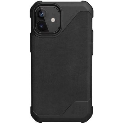 UAG Metropolis LT Cover iPhone 12 Mini - Leather Black