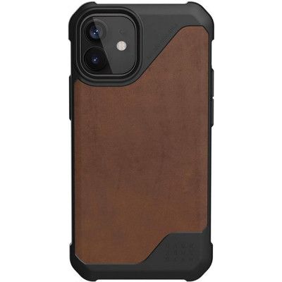 UAG Metropolis LT Cover iPhone 12 Mini - Leather Brown