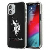 U.S. Polo Assn. Shiny iPhone 12 mini Skal Stor Loga Svart