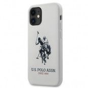US Polo Silicone Collection Skal iPhone 12 mini - Vit