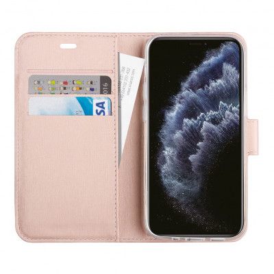 Vivanco Plånboksfodral iPhone 12 Mini - Rose Guld