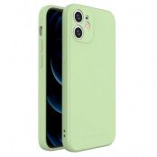 Wozinsky Color Silikon Flexible Skal iPhone 12 Mini - Grön