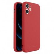 Wozinsky Color Silikon Flexible Skal iPhone 12 Mini - Röd