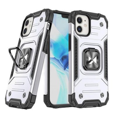 Wozinsky Ring Armor Skal iPhone 12 Mini - Silver