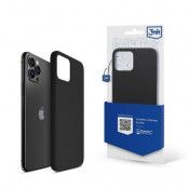 3mk iPhone 12 Pro Max Mobilskal Silicone - Svart