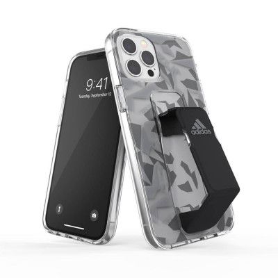 Adidas Transparent Grip Skal till iPhone 12 Pro Max grey/Svart