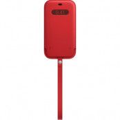 Apple iPhone 12 Pro Max Läderfodral med MagSafe - Röd