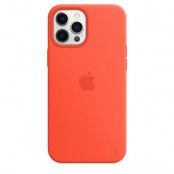 Apple iPhone 12 Pro Max Silikonskal med MagSafe - Brandgul