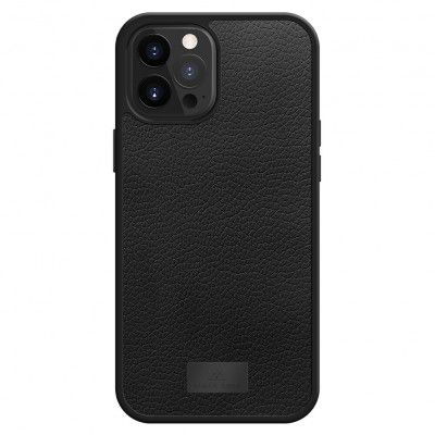 Black Rock Robust Fodral äkta läder iPhone 12 Pro Max Sv
