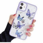 Bling Star Butterfly Skal till iPhone 12 Pro Max - Lila