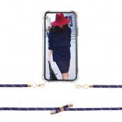 Boom iPhone 12 Pro Max skal med mobilhalsband- Rope RedBlue