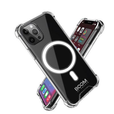 BOOM - ShockProof Magsafe Skal iPhone 12 Pro Max - Clear