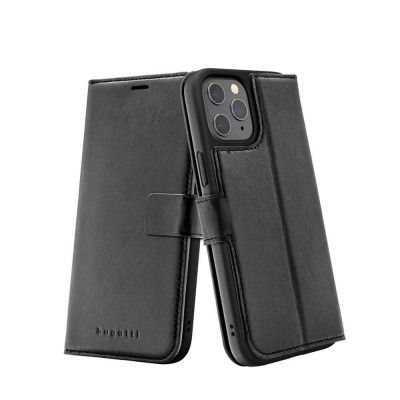 Bugatti Zurich Plånboksfodral till iPhone 12 Pro Max Svart