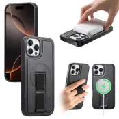 CASENEO iPhone 12 Pro Max Fodral KonstLäder - Svart