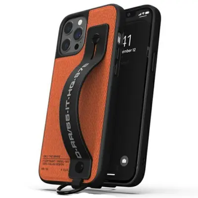 Diesel iPhone 12 Pro Max Mobilskal MagSafe Twill Handstrap/Orange