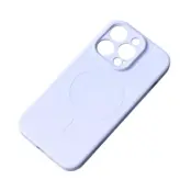 Galaxy S25 Edge Mobilskal Magsafe Silikon - Ljusblå