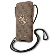 Guess 4G Metal Logo Halsbandsfodral 6.1"- Brun