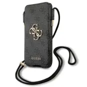 Guess Metall Logo Halsbandsfodral 6.7"- Grå