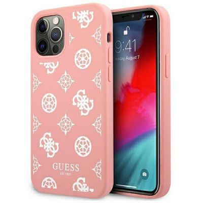 Guess Peony Collection Skal iPhone 12 Pro Max - Rosa