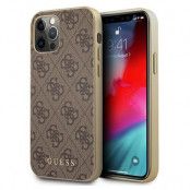 Guess iPhone 12 Pro Max Skal 4G Collection - Brun