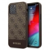 Guess iPhone 12 Pro Max Skal Stripe Collection - Brun