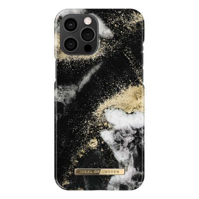 iDeal Fashion iPhone 12 Pro Max Skal - Svart Galaxy Marble