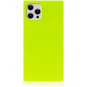 iDecoz Square Case - Neon (iPhone 12 Pro Max) - Gul