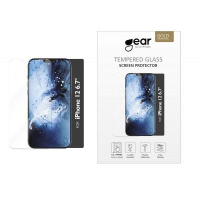 iPhone 12 Pro Max | GEAR Härdat Glas Skärmskydd 2.5D Full Cover - Clear