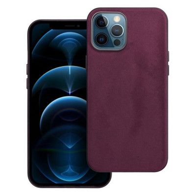 iPhone 12 Pro Max Mobilskal Magsafe Woven - Vinröd