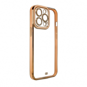 iPhone 12 Pro Max Skal Gold Frame - Guld