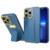 iPhone 12 Skal Kickstand - Blå