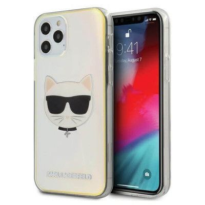 Karl Lagerfeld iPhone 12 Pro Max Skal Iridescent Choupette - Flerfärgad