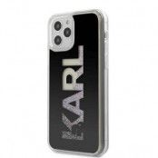 Karl Lagerfeld iPhone 12 Pro Max Skal Karl Glitter - Svart