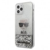 Karl Lagerfeld iPhone 12 Pro Max Skal Ikonik Glitter - Silver