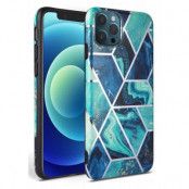 Marble Skal iPhone 12 Pro Max - Blå