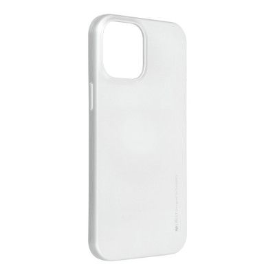 Mercury i-Jelly Skal till iPhone 12 PRO Max silver