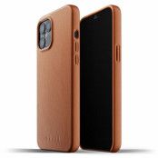 Mujjo Full Leather Case till iPhone 12 Pro Max - Tan