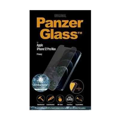 PanzerGlass iPhone 12 Pro Max Härdat Glas Skärmskydd Privacy