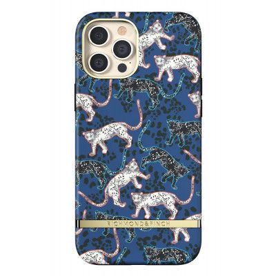 Richmond & Finch iPhone 12 Pro Max Skal Blue Leopard