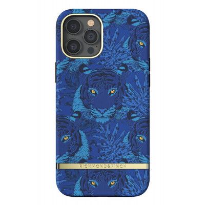 Richmond & Finch iPhone 12 Pro Max Skal Blue Tiger