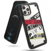 Ringke Fusion X Durable Skal med Bumper iPhone 12 Pro Max - Svart