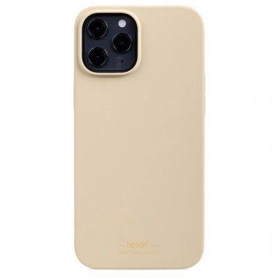 Holdit Silikon iPhone 12 Pro Max Skal - Beige